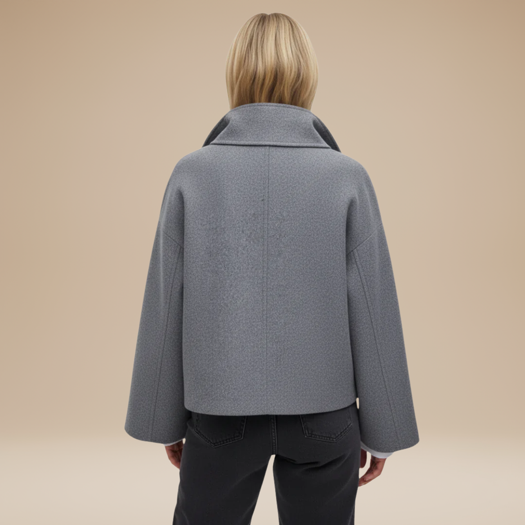 Beatrice | Cappotto Corto Donna con Collo Ampio