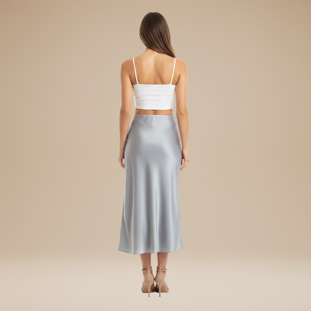 Adelina | Elegant Silky Skirt