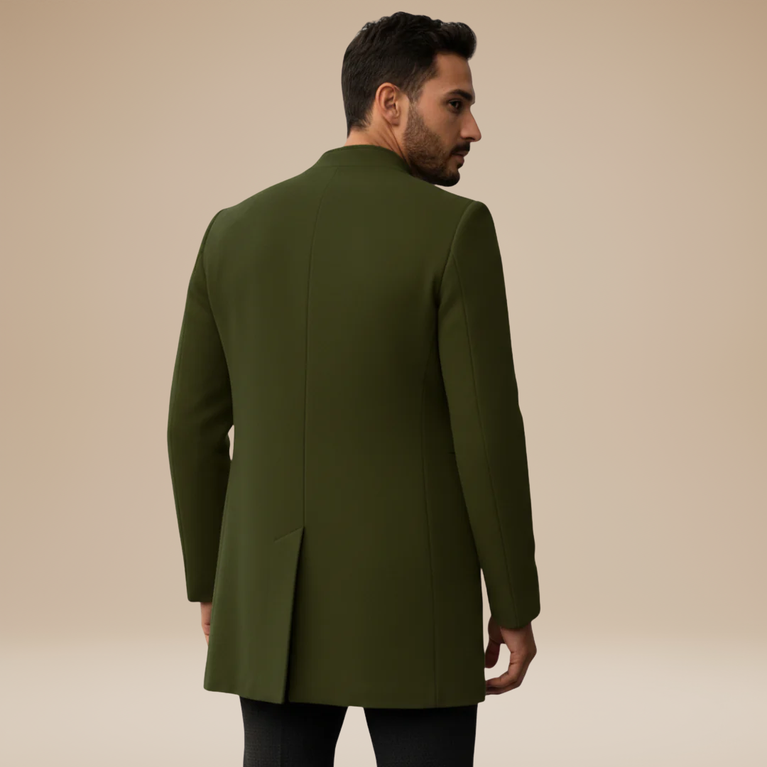 Giuseppe | Refined Men's Coat with Mandarin Collar