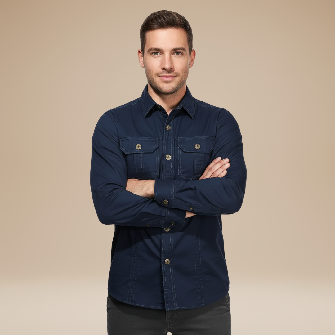 Niccolò | Camicia Uomo Outdoor Stile Pulito e Deciso