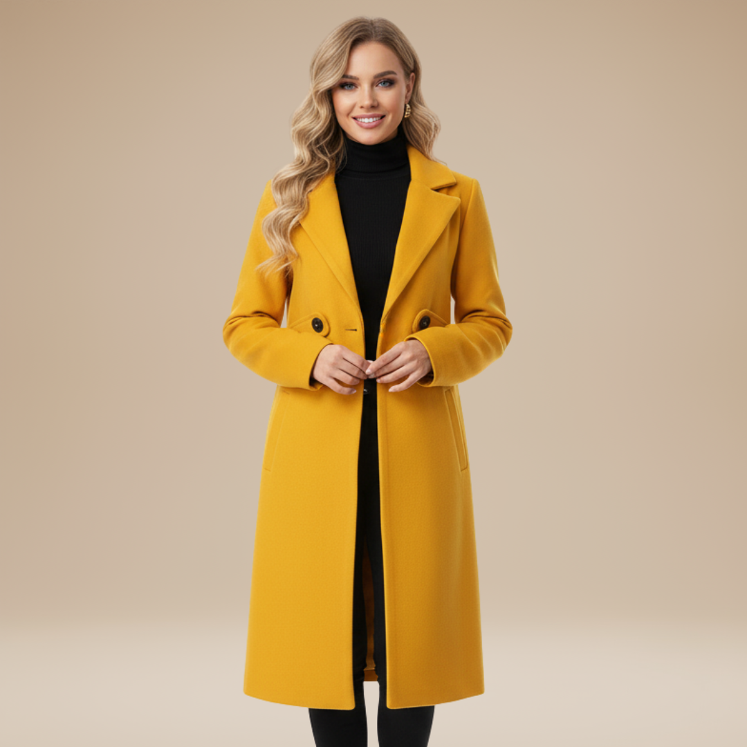 Rachele | Cappotto Lungo Donna Versatile e Moderno