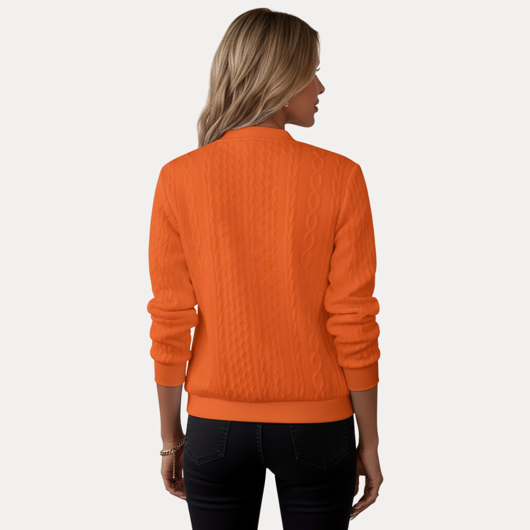 Elena | Cardigan Bomber Elegante