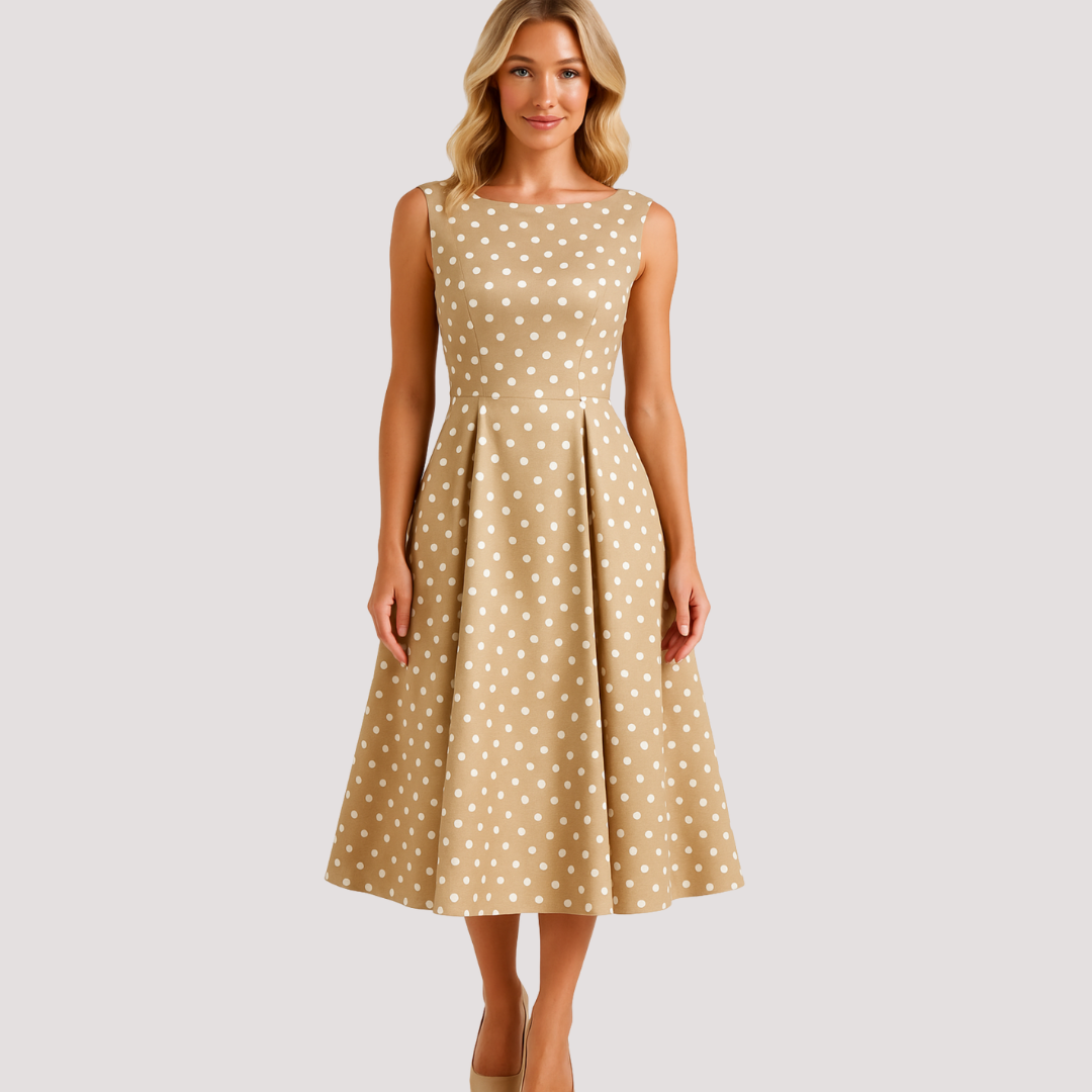 Jacinta | Abito Midi a Pois