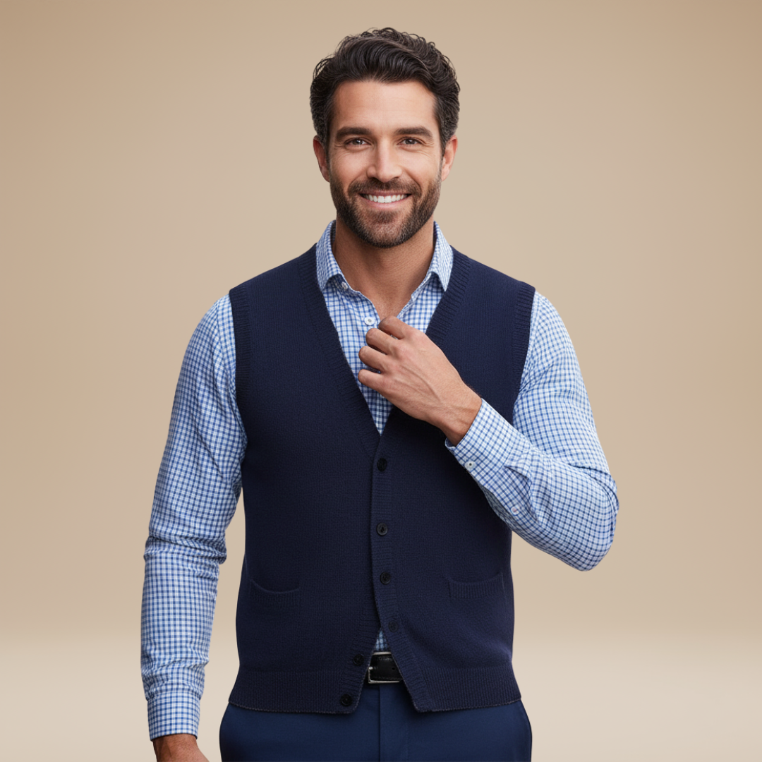 Filiberto | Gilet Uomo Elegante con Scollo a V