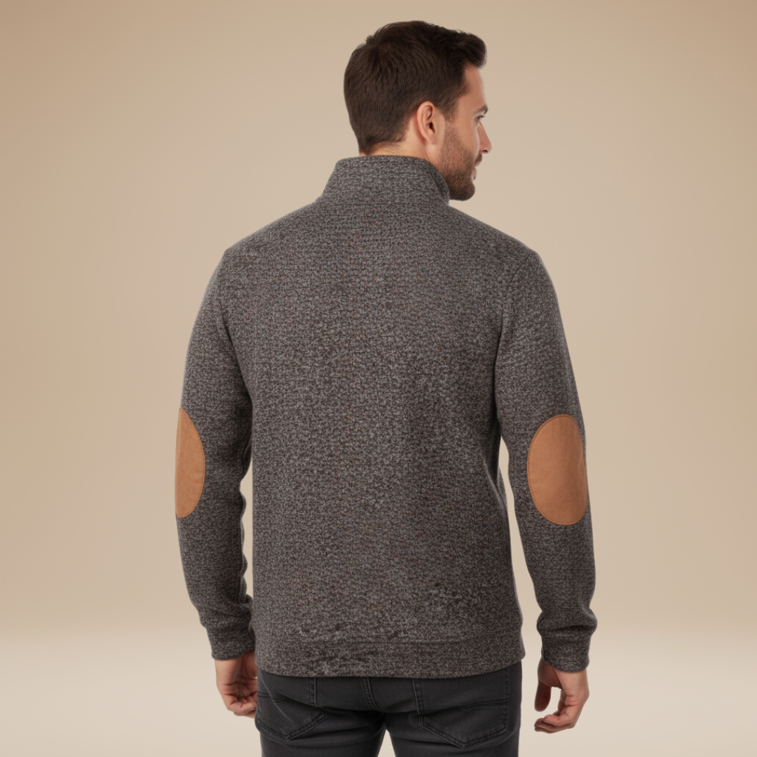 Matteo | Men's Sweater with Elbow Patches