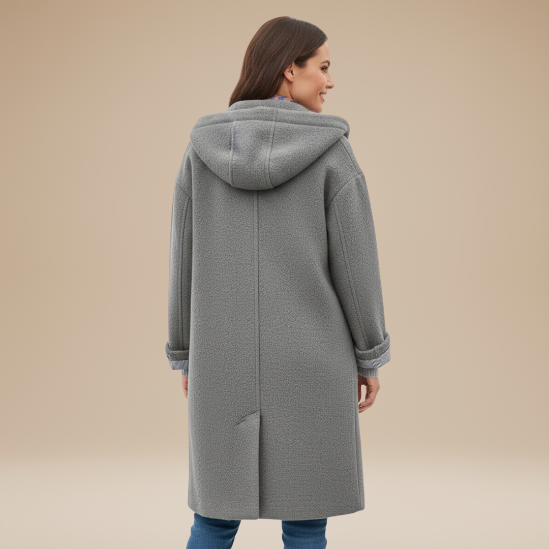 Aurora | Cappotto Lungo Donna con Cappuccio Elegante