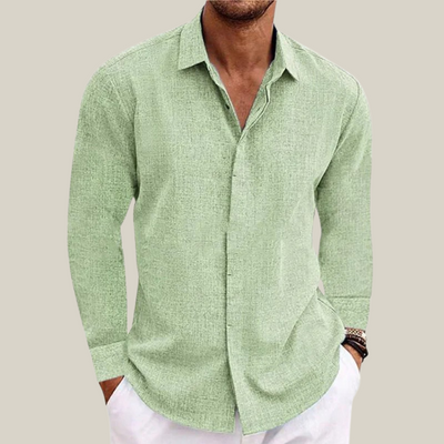 Alessio | Camicia Uomo Effetto Lino