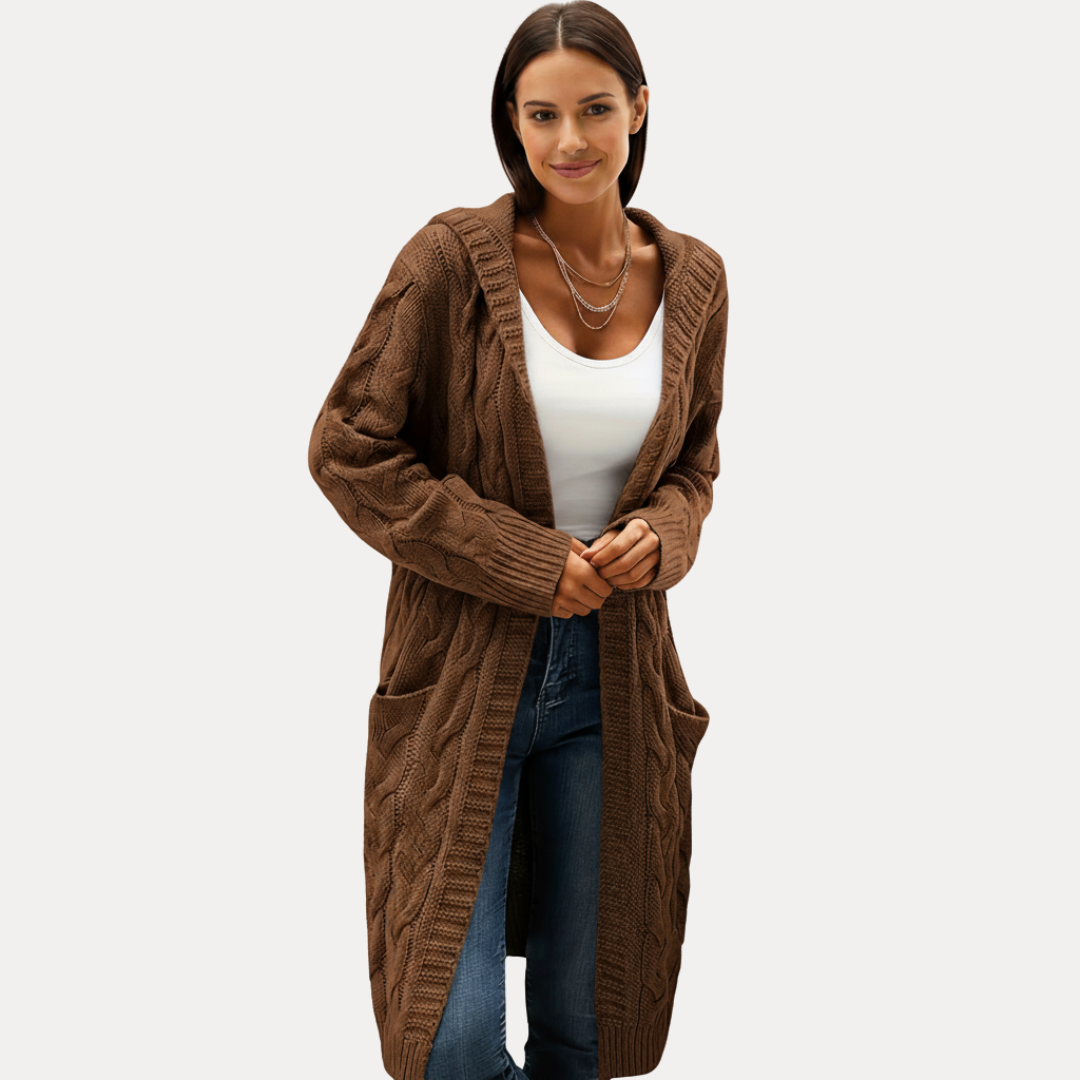 Giulia | Cardigan a Treccia Donna
