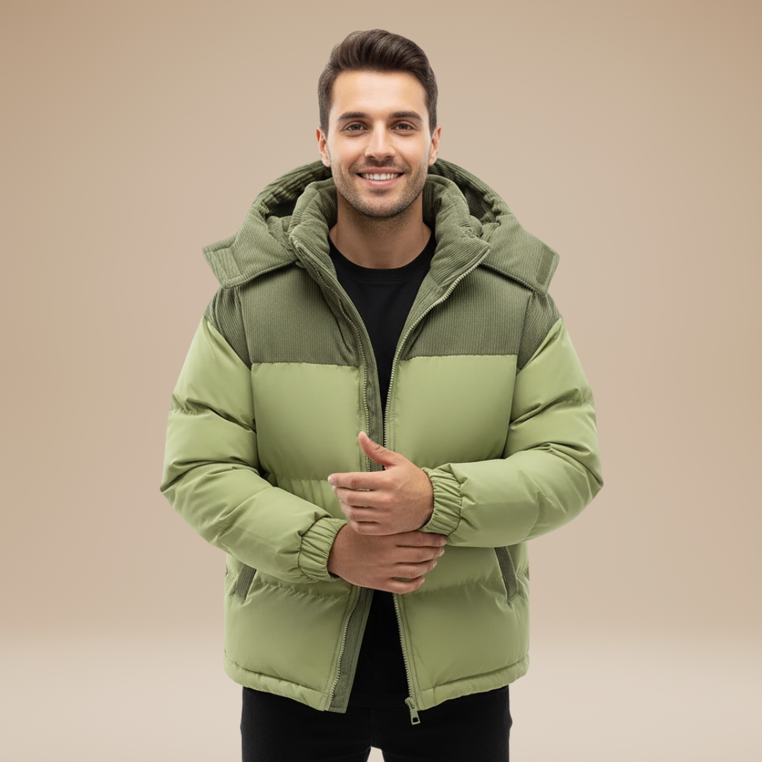 Mariano | Piumino Invernale Uomo con Cappuccio