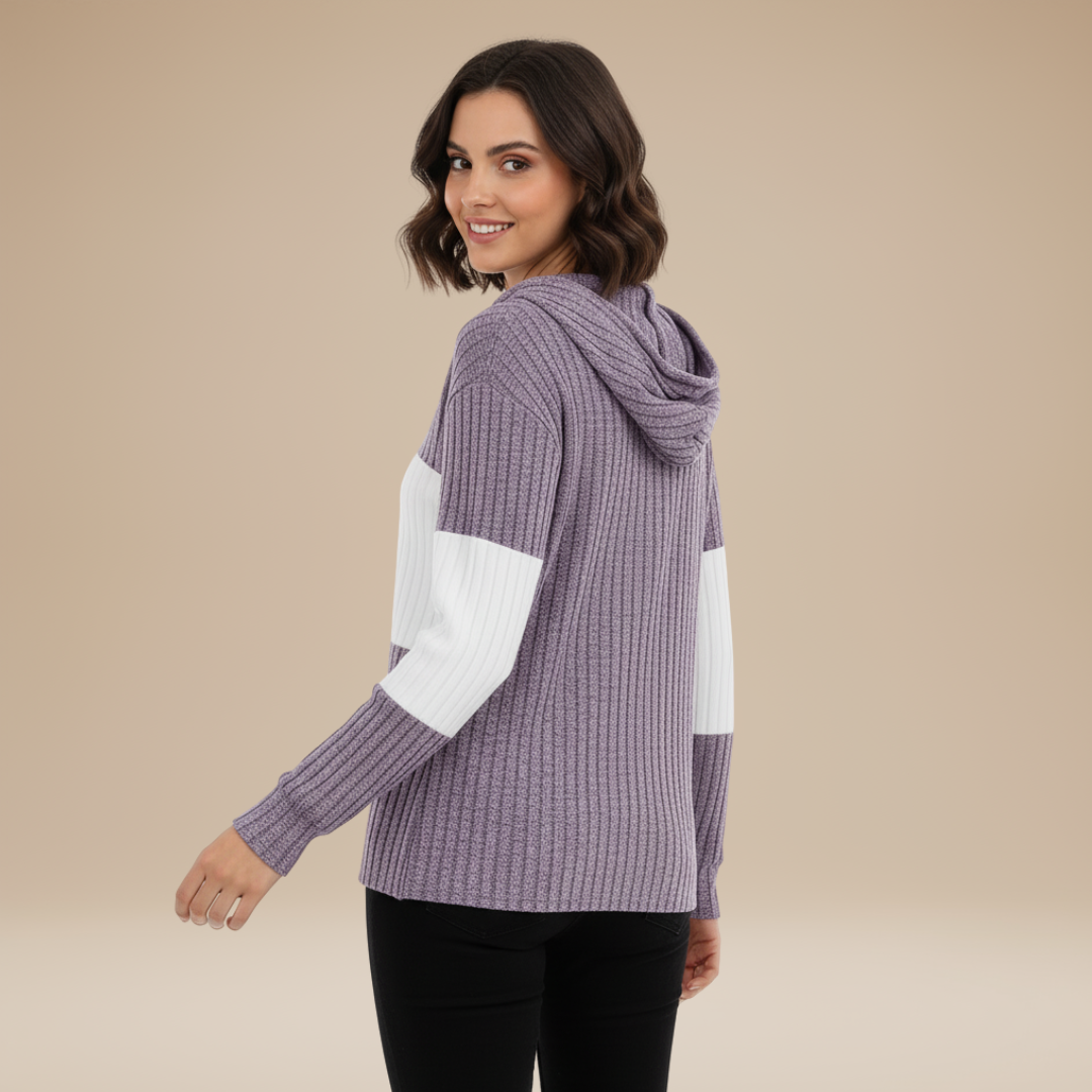 Veronica | Felpa Donna con Cappuccio e Linee Armoniose