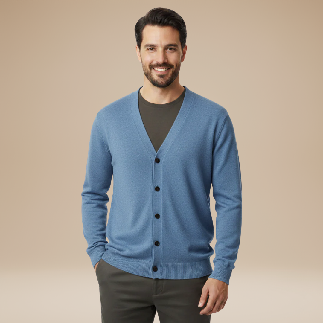 Alaric | Men's Cashmere Blend Cardigan
