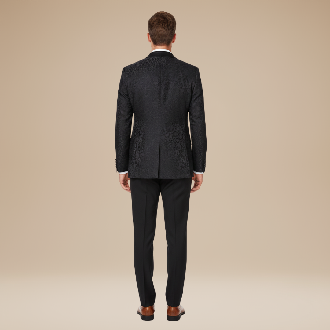 Dante | Abito Uomo 3 Pezzi con Dettagli Floreali