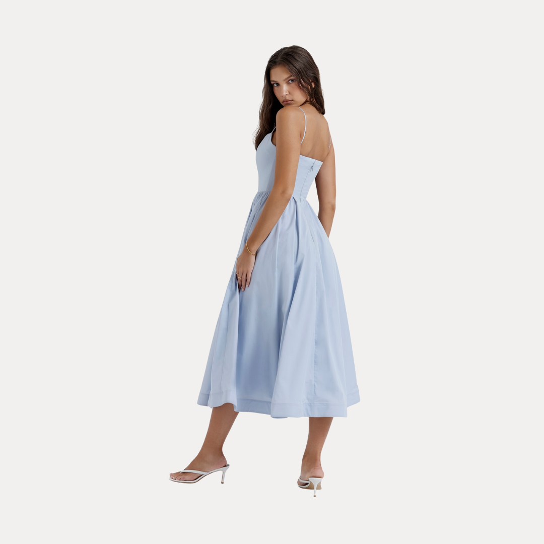 Gemma | Abito Midi con Spalline