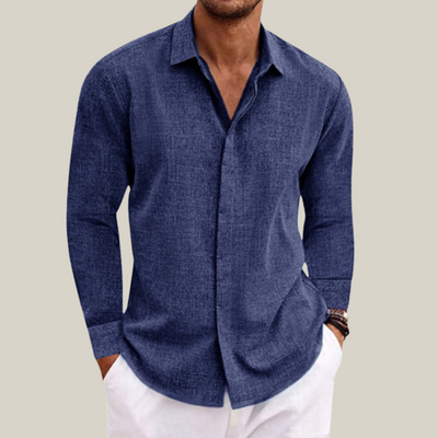 Alessio | Camicia Uomo Effetto Lino