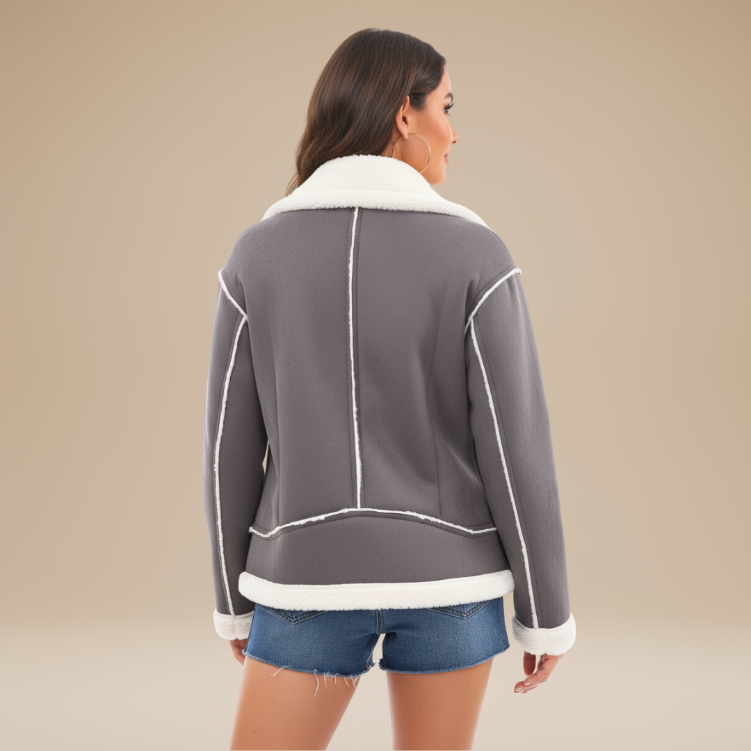 Silvia | Giacca Donna con Colletto Ampio ed Elegante