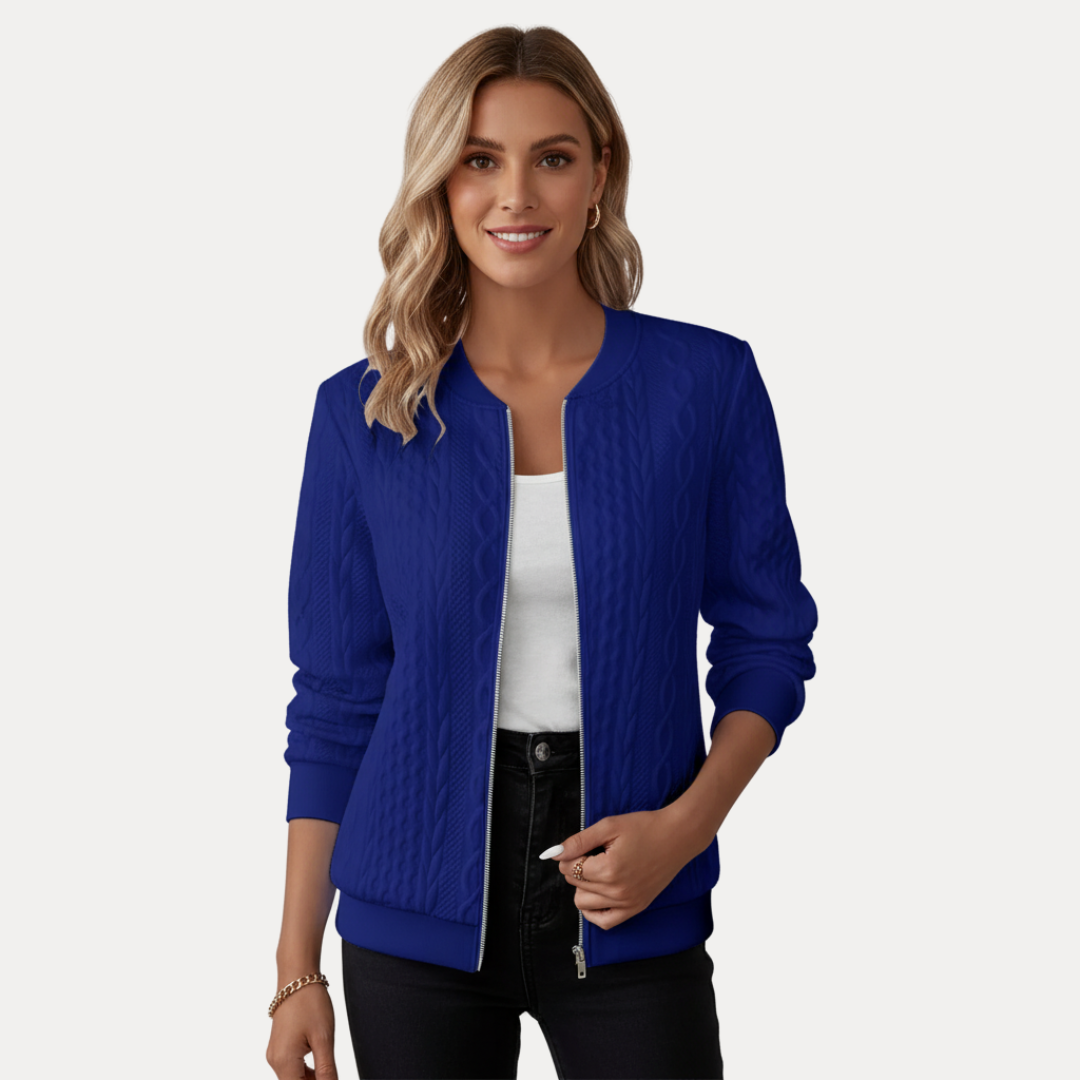 Elena | Cardigan Bomber Elegante
