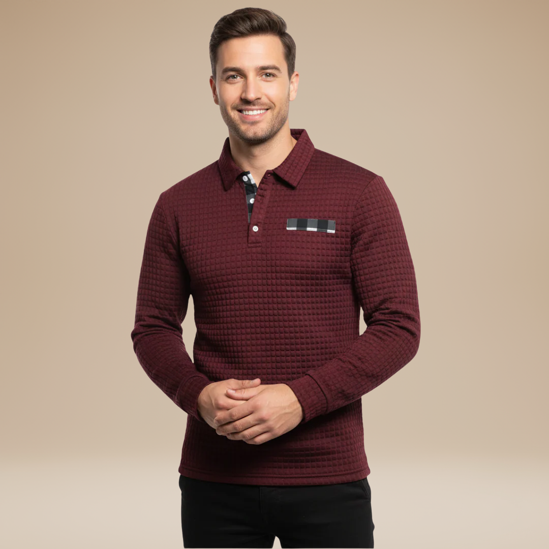 Enrico | Long-Sleeved Polo Shirt