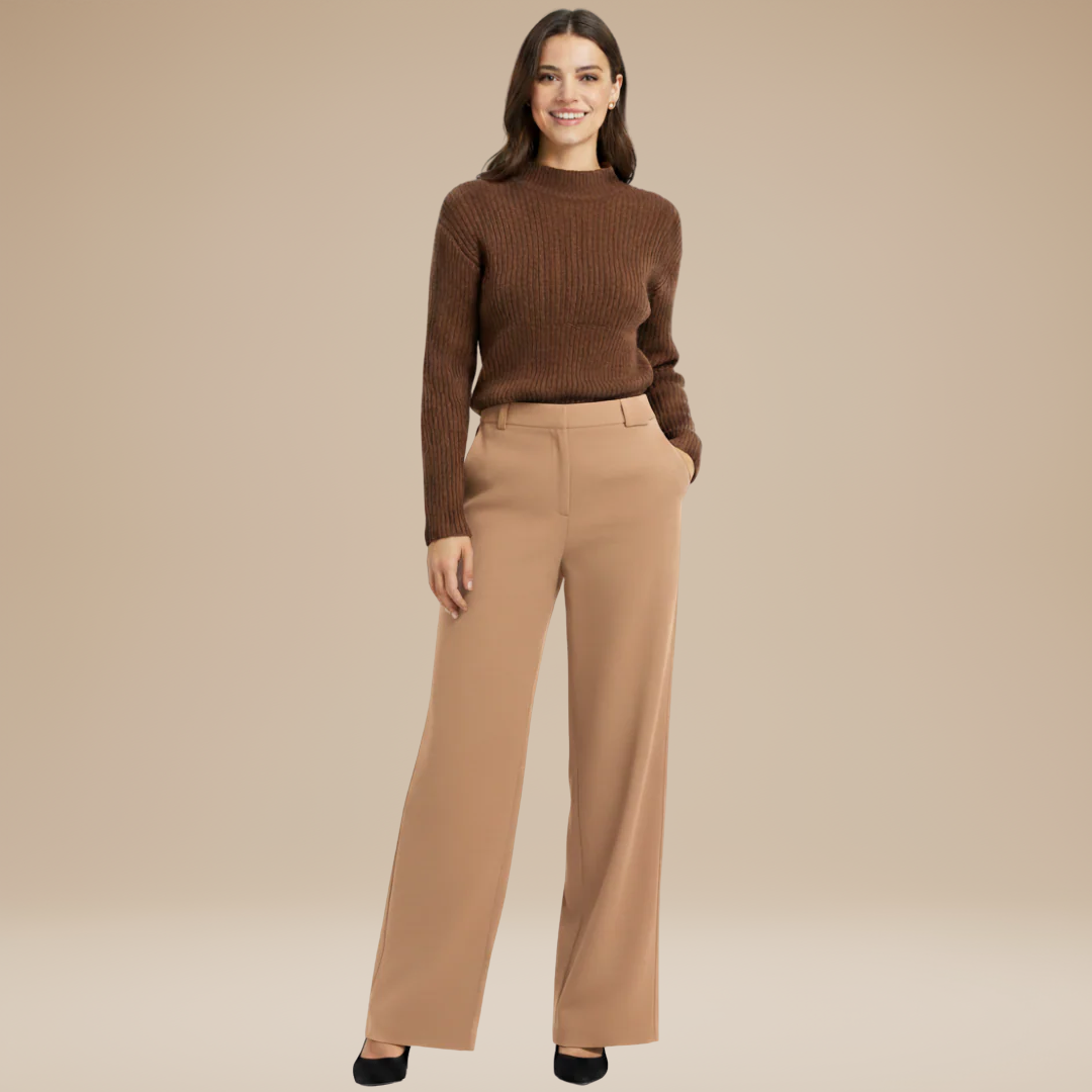 Elena | Tailored Wide-Legged Trousers