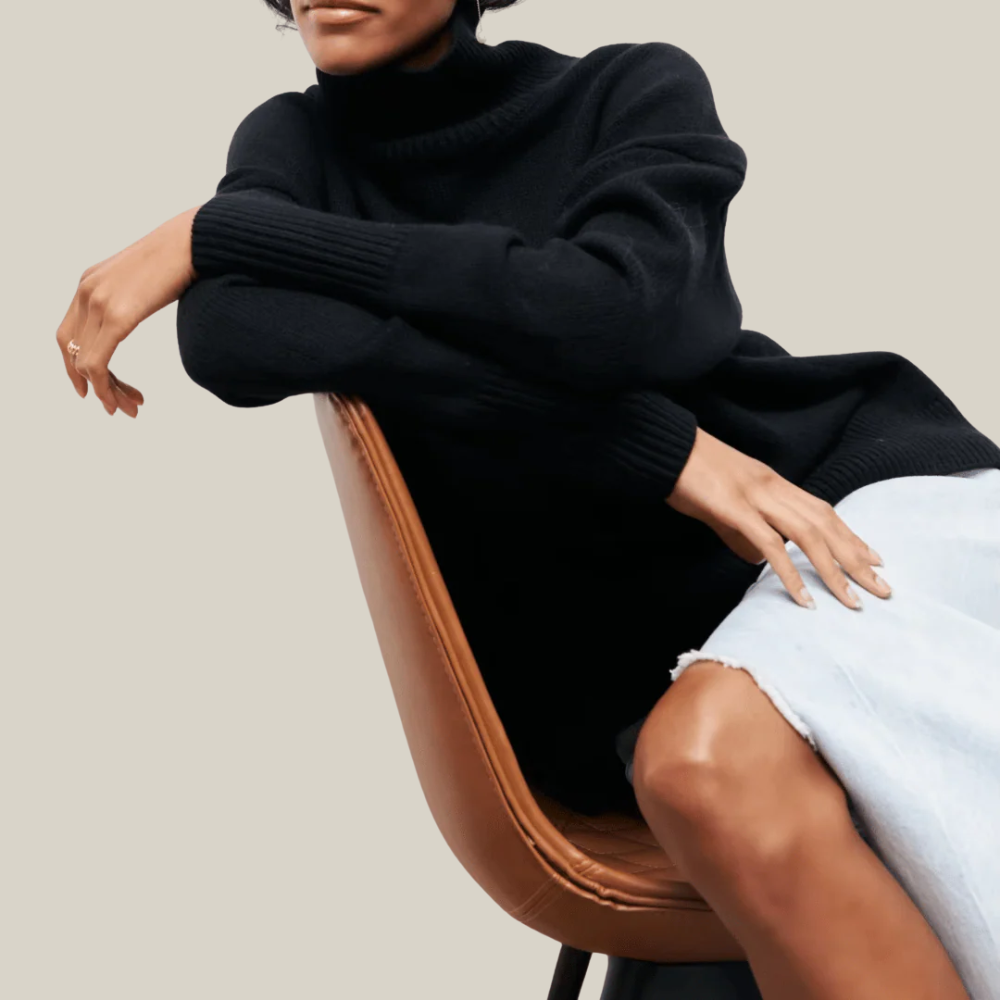 Marcella | Maglione Collo Alto Raffinato