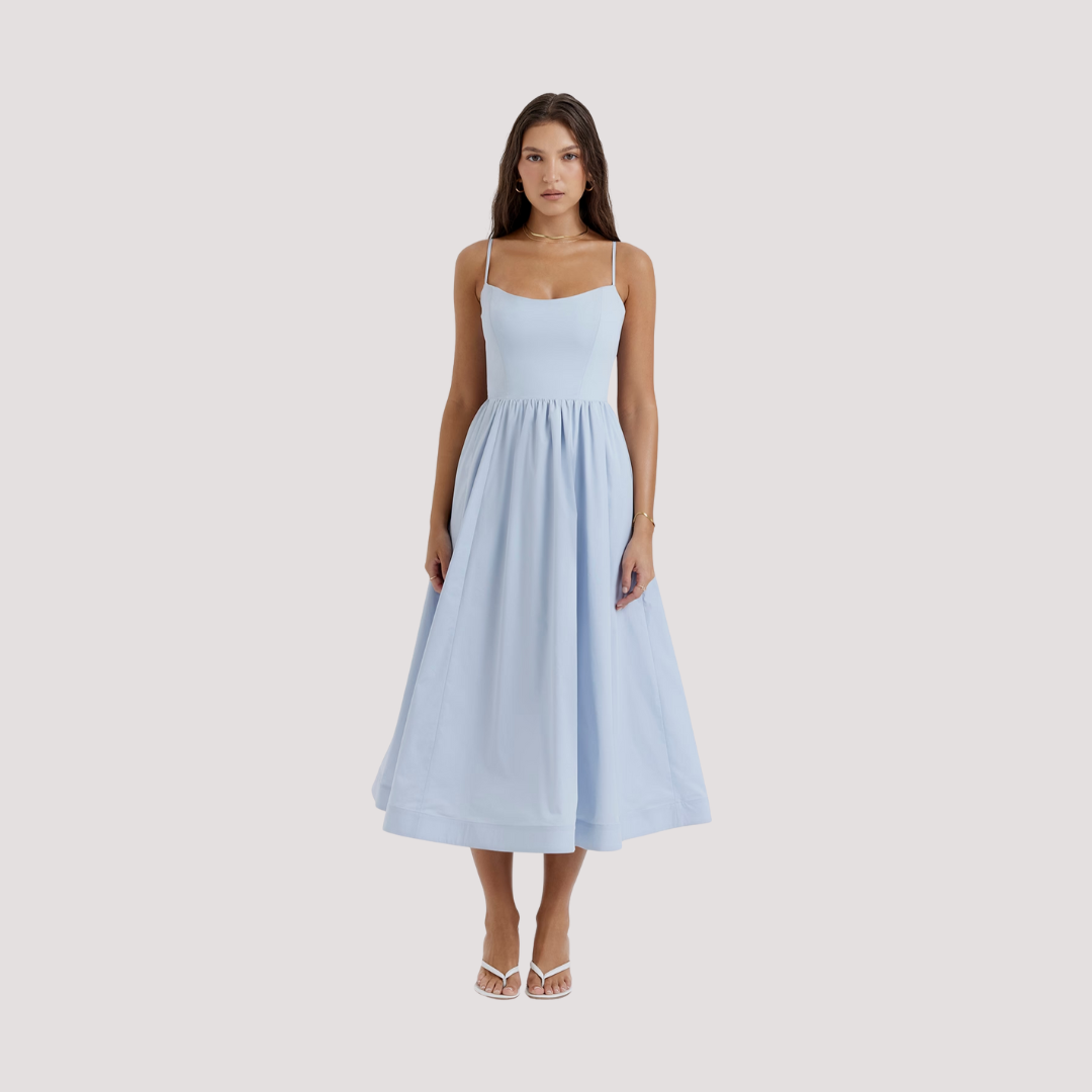 Gemma | Abito Midi con Spalline