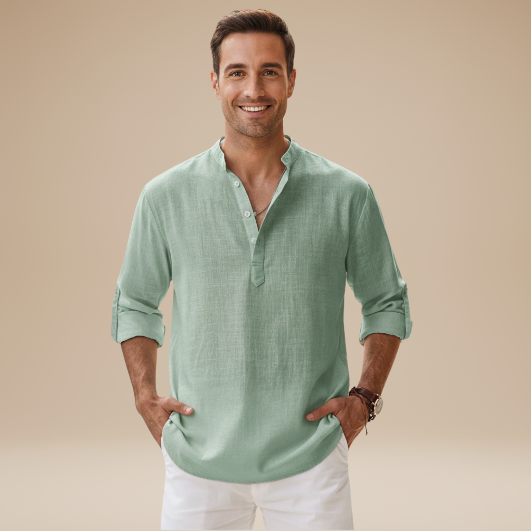 Luca | Men's Henley Shirt
