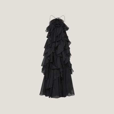 Armanda | Abito Elegante con Dettagli Drammatici